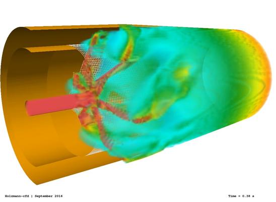 Image: CFD analysis of the rotating rotor
